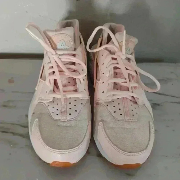 Nike Air Women Huarache Run Sunset TINT/WHITE-GUM 6.5 - Picture 4 of 15